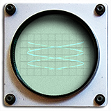 Oscilloscope screen